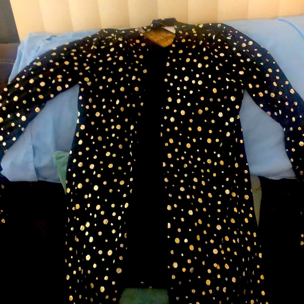 Black Gold Top from Amanda NWT